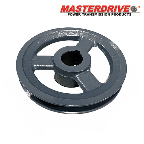 Adjustable Bored-To-Size Sheaves A/B Belts 1 Groove Outside Diameter 9.93'' Bore Size 1'' Light Duty Cast Iron