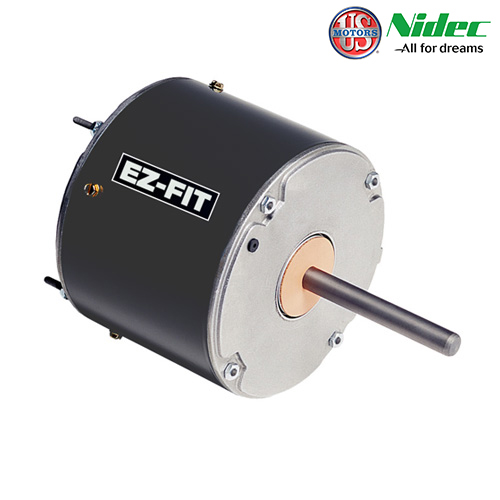 Image 1/4 HP, 1 PH, 60 HZ, 208-230 V, 825 RPM, 1 SPEED, 48 FRAME, TEAO, 70C AMBIENT, CONDENSER FAN MOTOR
