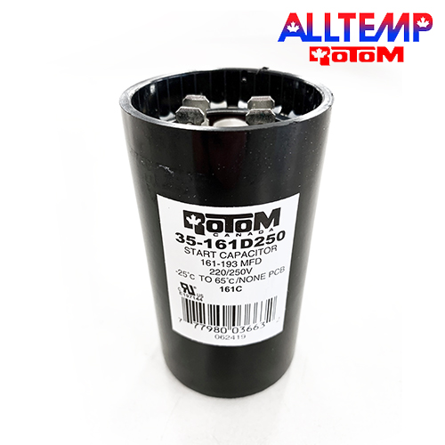 CAPACITOR START 161-193MFD@220/250 VOLTS