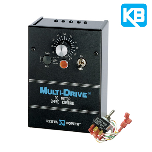 (KBMD-240D) SCR DC Drive 3/4HP 115AC~90VDC 1.5HP 230AC~180VDC & 1HP 115AC~90VDC 2HP 230AC~180VDC W/Heat Sink & FWD/BRK/REV Switch NEMA 1