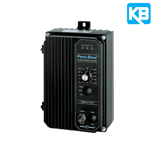 (KBPW-240D) PWM DC Drive 1HP-2HP 7.5A 120/230VAC Input 90/180VDC Output NEMA 4X Enclosure - Black