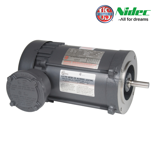 1/2HP 1800 115/208-230/1/60 EPFC 56C ROLLED STEEL ROUND BODY DIV1 CL.I GR.C&D CL.II GR.E,F,G AUTO OV