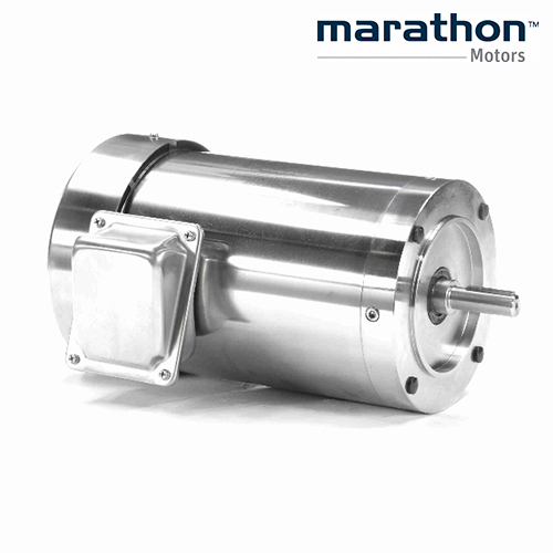 1HP 1800 208-230/460/3/60 TEFC 56C STAINLESS STEEL 10:1CT ~ 10:VT  IP55 CLASS F 1.15SF FOOTLESS