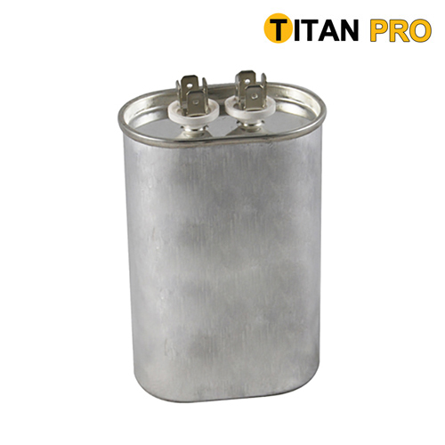 Image TITAN CAPACITOR RUN 10MFD@370V OVAL Diameter: 2 Height: 3-1/8